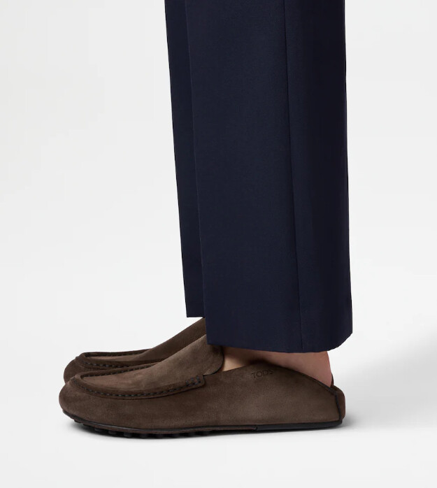 toffelloafers i mocka